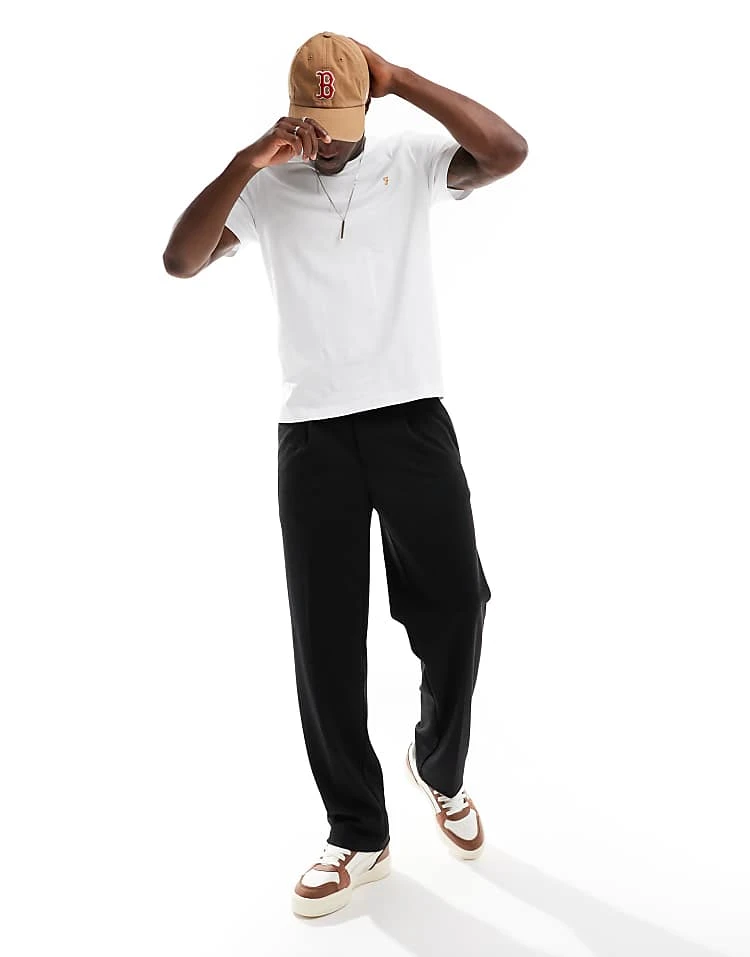 Farah Danny Cotton T-shirt In White For Men - Image 2