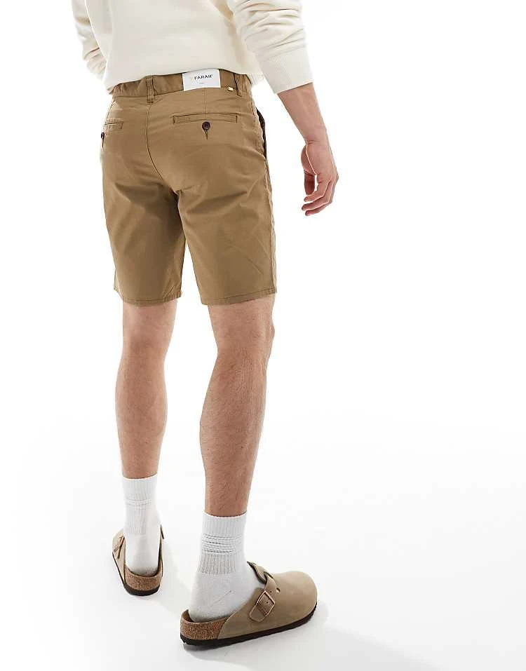 Farah Hawk Chino Short In Beige For Men - Image 3