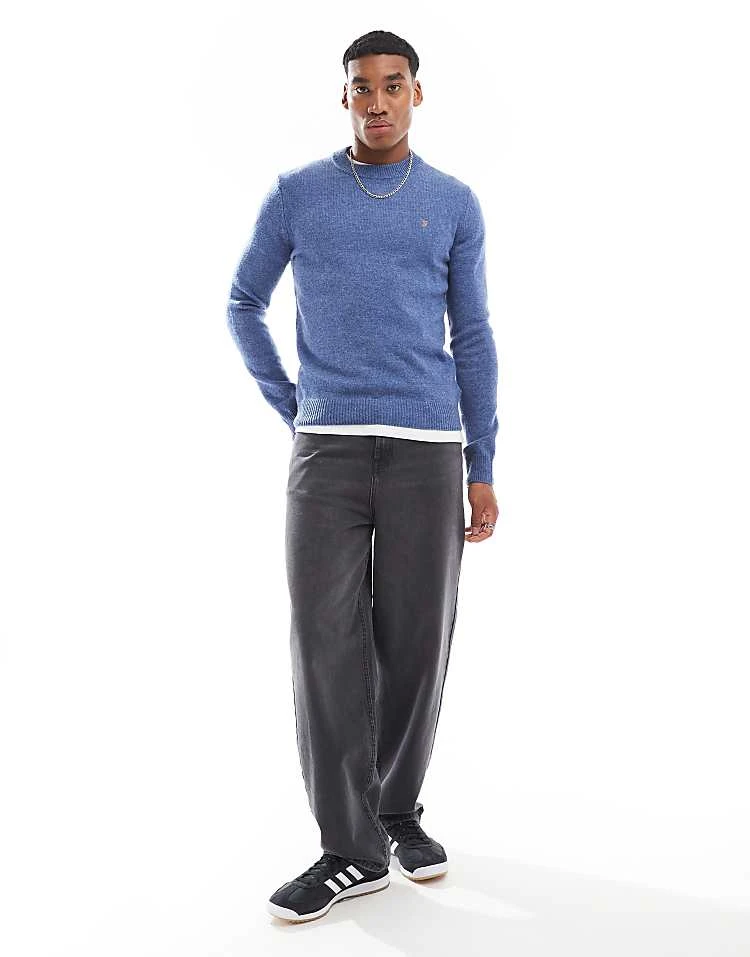 Farah Birchall Jumper In Light Blue For Men - Image 2
