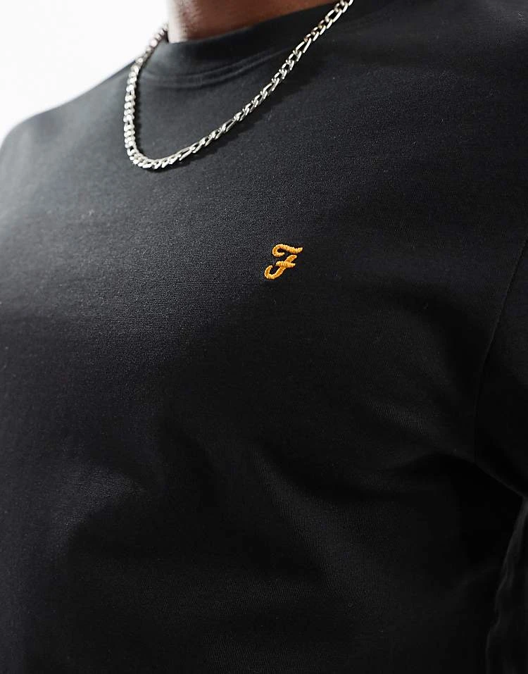 Farah Danny T-shirt In Black For Men - Image 4