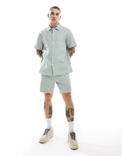 Farah Co-ord In Sage Green