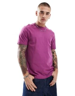 Farah Danny T-shirt In Purple For Men