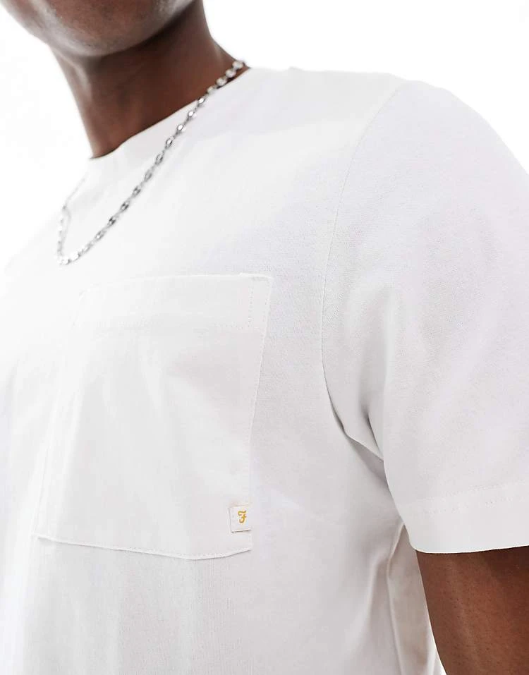Farah Stacy Pocket T-shirt In White For Men - Image 2