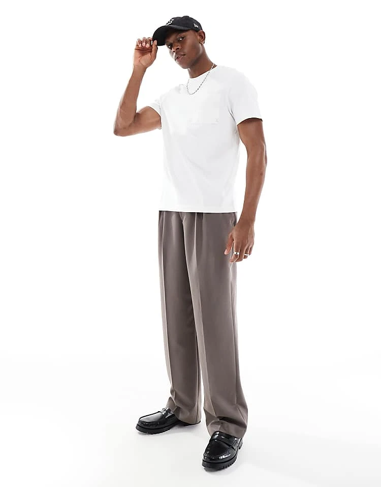 Farah Stacy Pocket T-shirt In White For Men - Image 3